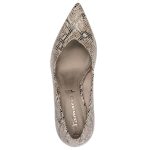 Tamaris Γυναικείες γόβες σε μπεζ χρώμα φιδιού 1-22453-45-483 - Image 3