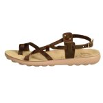 Fantasy Sandals Lolita Δερμάτινα Γυναικεία Σανδάλια Taupe Brush 406 - Image 5