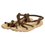 Fantasy Sandals Lolita Δερμάτινα Γυναικεία Σανδάλια Taupe Brush 406 - Image 6