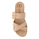 Γυναικεία Ανατομικά Σανδάλια Fantasy Elle Δερμάτινα σε ροζ χρυσό S504 - Image 3