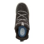 Camden Suede Cozy Hey Dude Γυναικεία Μποτάκια Χιονιού Μαύρα με Γούνα 42031-001 - Image 5
