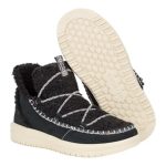 Camden Suede Cozy Hey Dude Γυναικεία Μποτάκια Χιονιού Μαύρα με Γούνα 42031-001 - Image 6