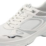 Tamaris αθλητικά παπούτσια σε λευκό-silver χρώμα 1-23759-45-171 - Image 3