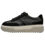 Tamaris black leather sneakers αθλητικά παπούτσια 1-23753-45 003 - Image 5