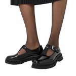 Tamaris Λουστρίνι Γυναικεία Loafers σε Μαύρο Χρώμα 1-24324-45-001 - Image 4