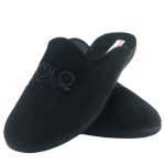 Aνδρικές παντόφλες πάνινες 1-624-24517-19 adams σε μαύρο χρώμα