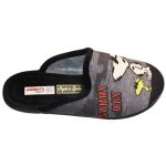 Ανδρικές υφασμάτινες παντόφλες Comfort Adams 1-624-25539-19 - Image 3