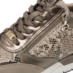 Αθλητικό παπούτσι Tamaris 1-23732-41-393 σε taupe/snake χρώμα - Image 11