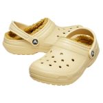 Croc's Unisex σαμπό σε μπεζ/ώχρα χρώμα classic lined clog 203591-0HX - Image 3