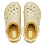 Croc's Unisex σαμπό σε μπεζ/ώχρα χρώμα classic lined clog 203591-0HX - Image 4