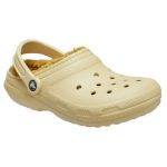 Croc's Unisex σαμπό σε μπεζ/ώχρα χρώμα classic lined clog 203591-0HX - Image 5