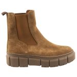 Δερμάτινα Γυναικεία Chelsea Μποτάκια  0115 Taupe