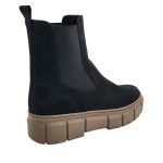Δερμάτινα Γυναικεία Chelsea Μποτάκια Μαύρα 0115 - Image 3
