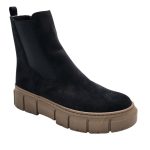 Δερμάτινα Γυναικεία Chelsea Μποτάκια Μαύρα 0115 - Image 4