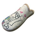 Γυναικείες Πάνινες Παντόφλες Adams 1-624-21609 σε γκρι χρώμα - Image 4