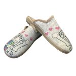 Γυναικείες Πάνινες Παντόφλες Adams 1-624-21609 σε γκρι χρώμα - Image 5