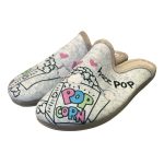 Γυναικείες Πάνινες Παντόφλες Adams 1-624-21609 σε γκρι χρώμα - Image 6