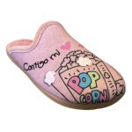 Γυναικείες Πάνινες Παντόφλες Adams 1624-21609 σε ροζ salmon - Image 4