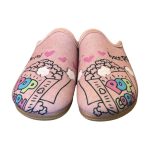 Γυναικείες Πάνινες Παντόφλες Adams 1624-21609 σε ροζ salmon