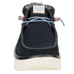 Hey Dude Wendy Peak Hi Suede Black Γυναικεία Ανατομικά Δερματινά Μποτάκια 41951-001 - Image 5