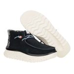 Hey Dude Wendy Peak Hi Suede Black Γυναικεία Ανατομικά Δερματινά Μποτάκια 41951-001 - Image 7