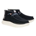 Hey Dude Wendy Peak Hi Suede Black Γυναικεία Ανατομικά Δερματινά Μποτάκια 41951-001 - Image 3