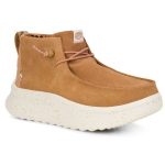 Hey Dude Wendy Peak Hi Suede Chesnut Γυναικεία Ανατομικά Δερματινά Μποτάκια Ταμπά 41951-211