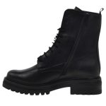 Ragazza Δερμάτινα Γυναικεία Αρβυλάκια με Μεσαίο Τακούνι Μαύρα 0294 - Image 4