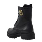 Ragazza Δερμάτινα Γυναικεία Αρβυλάκια με Μεσαίο Τακούνι Μαύρα 0294 - Image 5