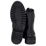 Ragazza Δερμάτινα Γυναικεία Αρβυλάκια με Μεσαίο Τακούνι Μαύρα 0294 - Image 6