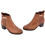 Ragazza Δερμάτινα Γυναικεία Μποτάκια Ταμπά 0361 - Image 4