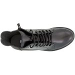 Ragazza Γυναικεία Αρβυλάκια Δερμάτινα Μαύρα με Χοντρό Χαμηλό Τακούνι 0163 - Image 4