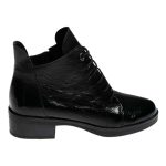 Ragazza Γυναικεία Αρβυλάκια Λουστρίνι Μαύρα με Χοντρό Χαμηλό Τακούνι 0163 - Image 5