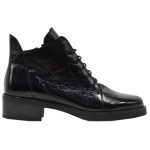 Ragazza Γυναικεία Αρβυλάκια Λουστρίνι Μαύρα με Χοντρό Χαμηλό Τακούνι 0163 - Image 3