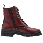 Tamaris δερμάτινα μποτάκια σε κόκκινο χρώμα 1-25230-41-500