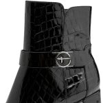Tamaris Essentials Μποτάκια σε μαύρο croco χρώμα 1-25337-45-028 - Image 5