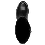 Tamaris μαύρες ψηλές δερμάτινες (βαριές) μπότες 1-25613-45-001 - Image 6