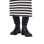 Tamaris μαύρες ψηλές δερμάτινες (βαριές) μπότες 1-25613-45-001 - Image 7