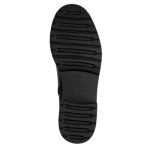 Tamaris 1-25625-45-001 Γυναικείες Δερμάτινες Μπότες Μαύρο με Τρακτερωτή Σόλα - Image 3