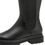 Tamaris μαύρες ψηλές δερμάτινες (βαριές) μπότες 1-25628-45-001 - Image 5