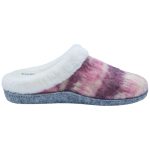 Γυναικείες τσόχινες ντεγκραντέ παντόφλες Comfy 60X-056 μωβ - Image 3