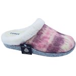 Γυναικείες τσόχινες ντεγκραντέ παντόφλες Comfy 60X-056 μωβ - Image 4