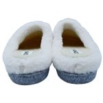 Γυναικείες τσόχινες ντεγκραντέ παντόφλες Comfy 60X-056 μωβ - Image 5