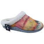 Γυναικείες τσόχινες ντεγκραντέ παντόφλες Comfy 60X-056 πολύχρωμες - Image 5