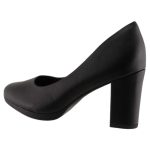 Picadilly γυναικεία γόβα με τακούνι 779-24535-27 σε μαύρο χρώμα δερμάτινη - Image 5