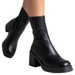 Ragazza Γυναικεία Μποτάκια Μαύρα 0471 - Image 4