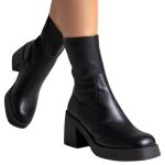 Ragazza Γυναικεία Μποτάκια Μαύρα 0471 - Image 6