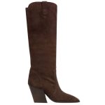 Sante Γυναικείες Μπότες με Ψηλό Τακούνι Καφέ - Image 3