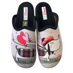 Adam's Shoes Χειμερινές Γυναικείες Παντόφλες Μαύρα 1-624-25572 - Image 4