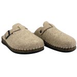 Ανδρικές Δερμάτινες Ανατομικές Παντόφλες TATOO Μπεζ GRU-881 - Image 3